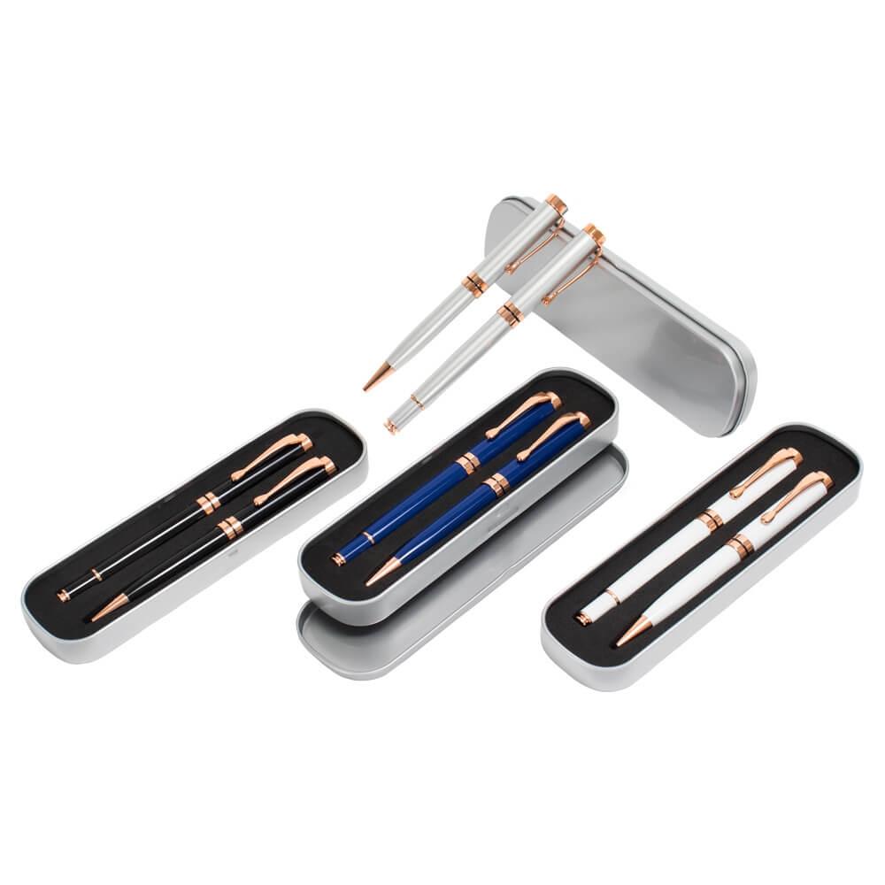 Conjunto canetas executivas 2 peças